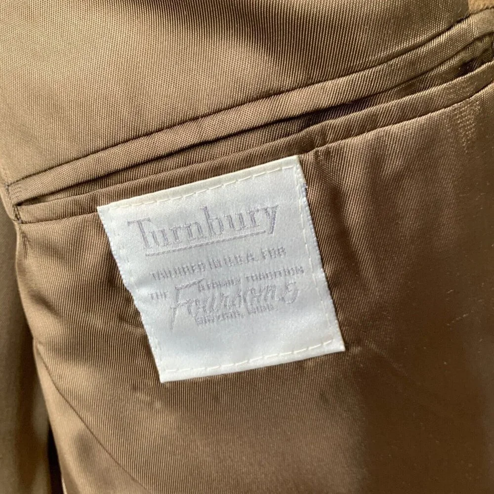 Turnbury Sport Coat Mens‎ Size 42R 100% Camel Hair Khaki Beige Blazer Jacket